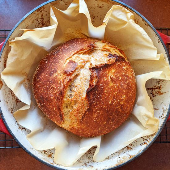 The Simplest Sourdough Bread