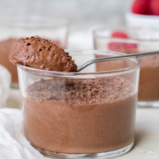 Vegan chocolate mousse