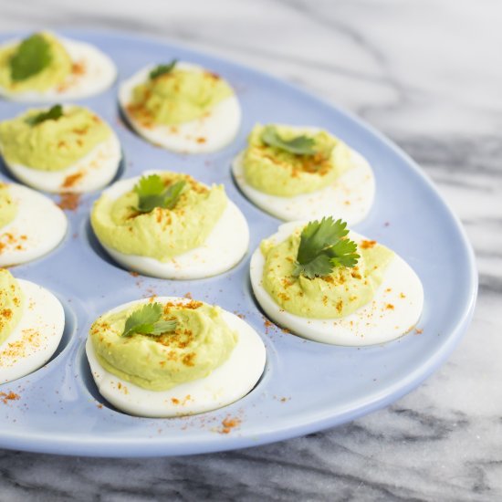 Avocado Deviled Eggs