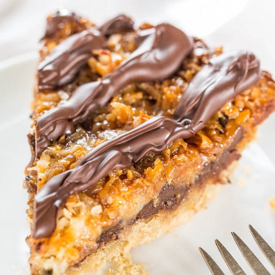 Samoas Cookie Pie