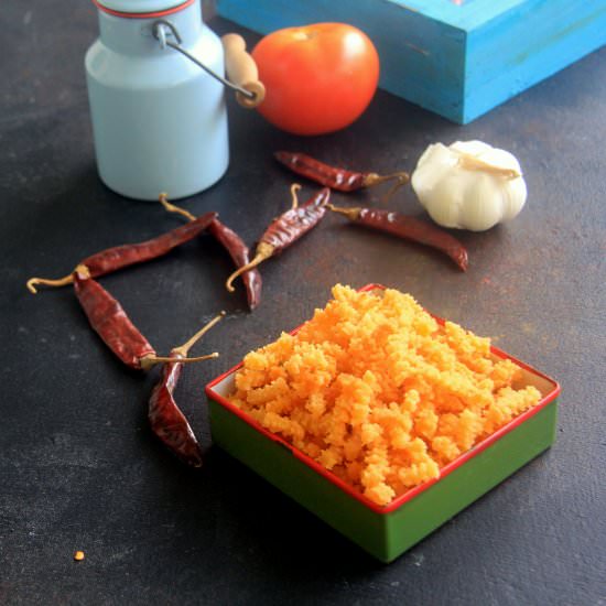 Tomato Murukku (crackers)