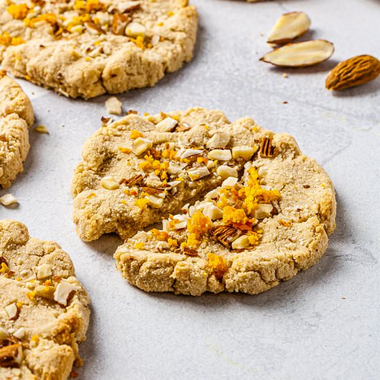 Vegan Almond “Cream Cheese” Cookies