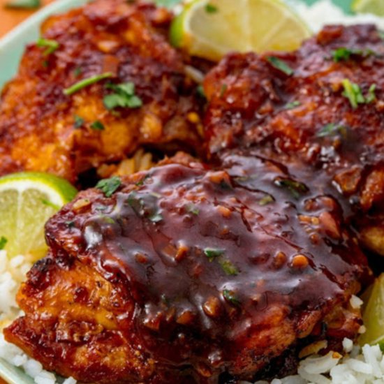 Slow Cooker Chicken Thighs