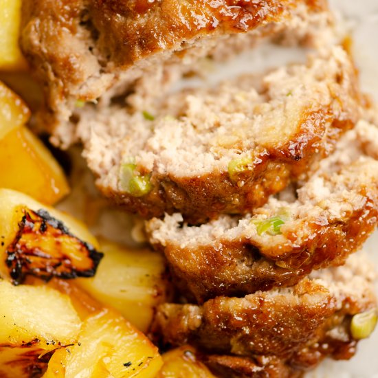 Pineapple Meatloaf Pan Dinner