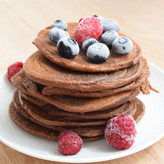 Chocolate Banana Pancakes