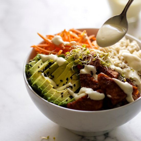 Rice Bowl with Smoky Tempeh