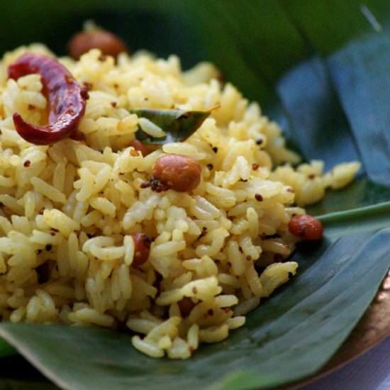 Mustard Flavored Tamarind Rice