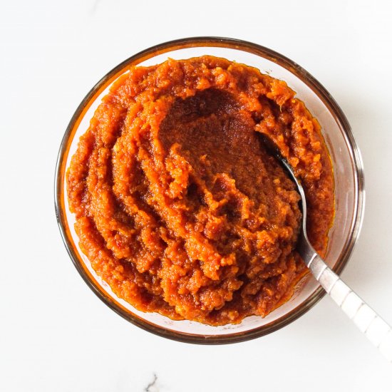 Homemade Indian curry paste