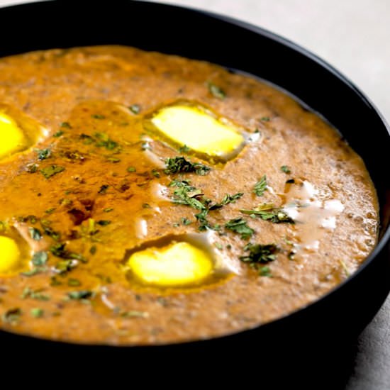 Vegetarian Lentil Butter Curry