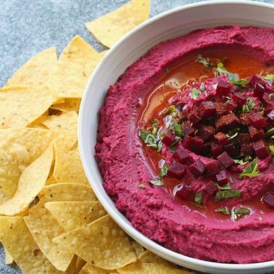 Baharat Roasted Beet Hummus