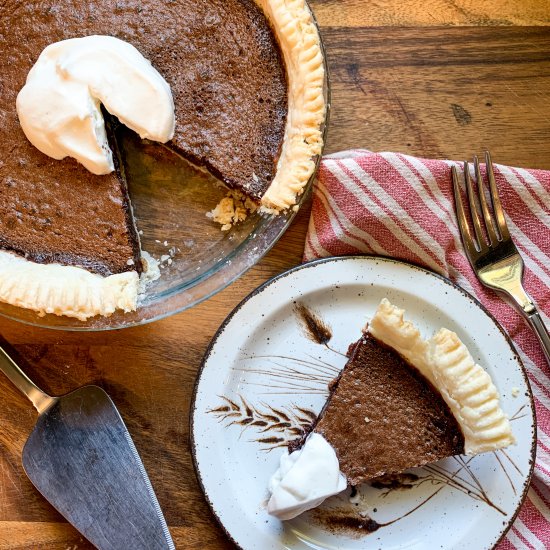 Easy Chocolate Chess Pie