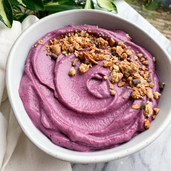 Creamy Berry Cherry Smoothie Bowl