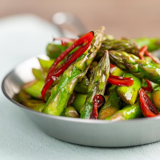 Asparagus Stir Fry with Chilli