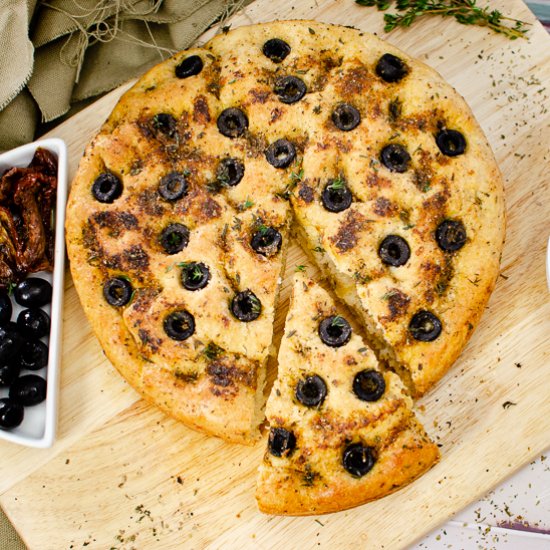 OLIVE & HERB FOCACCIA BREAD