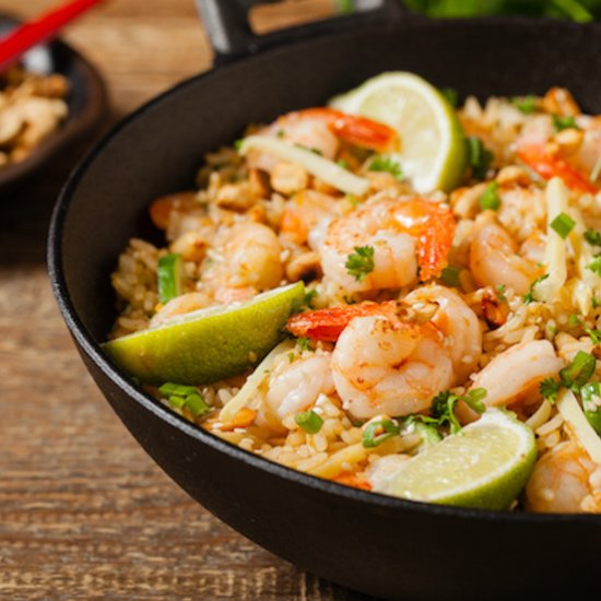 Healthy Shrimp Fried Rice