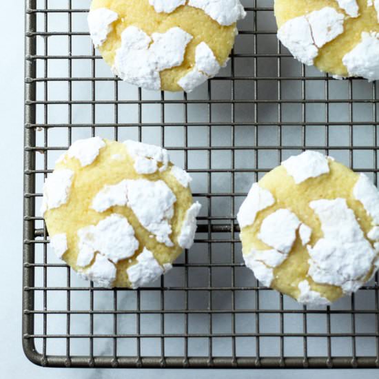 Lemon Crinkle Cookies