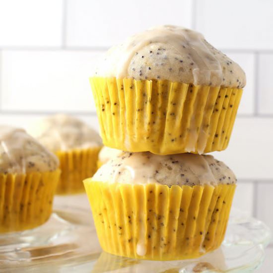 Vegan Lemon Poppy Seed Muffins