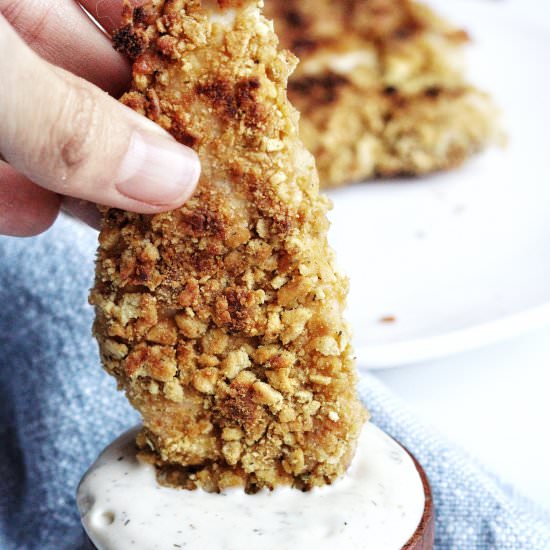 Ranch Cracker Chicken Tenders