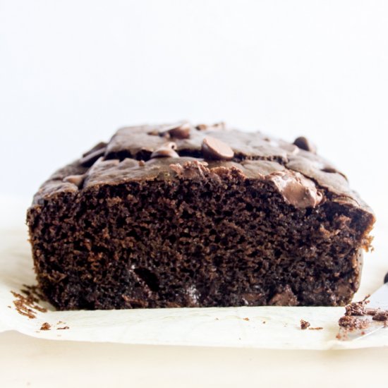 Eggless Double Chocolate Cake