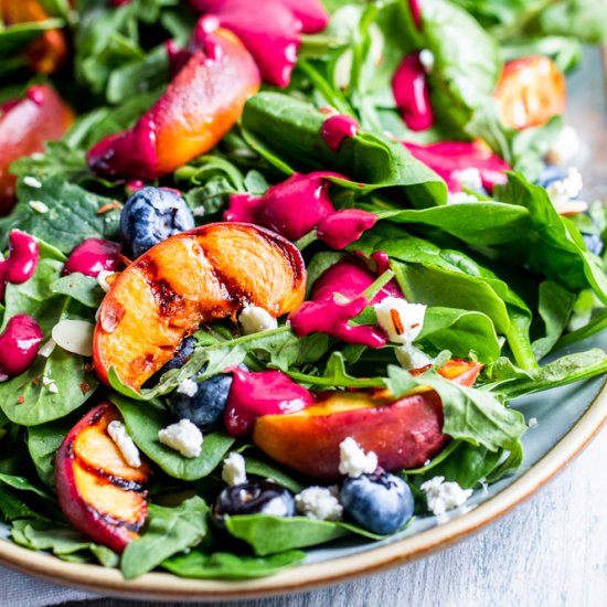 Grilled Peach Salad