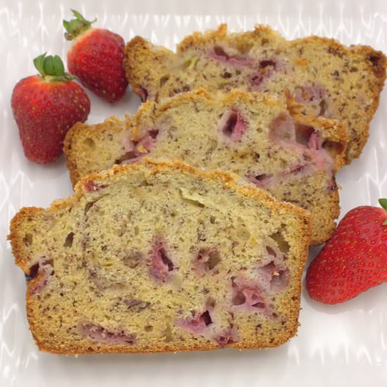 Strawberry Banana Bread