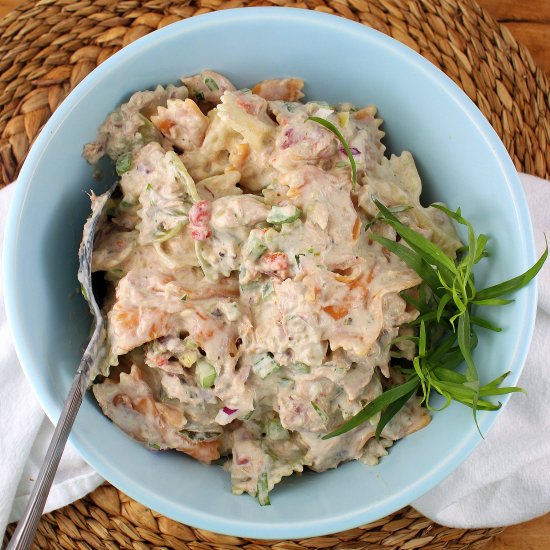 Tuna Tarragon Pasta Salad