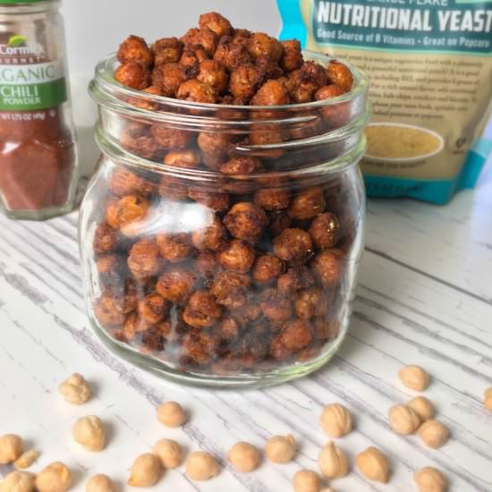 Nacho Chickpeas- Easy, Plant-Based!