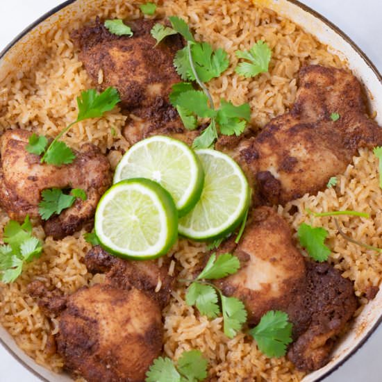 One pot chicken and rice