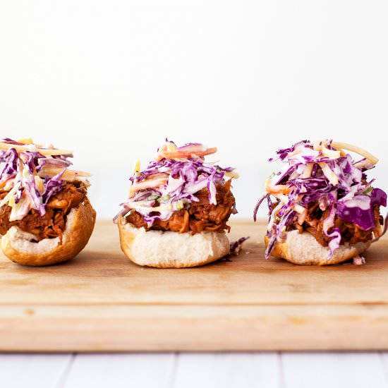 BBQ Jackfruit Slider + Yogurt Ranch