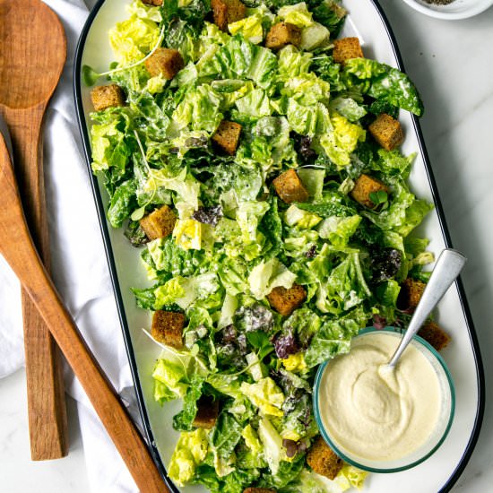 Vegan Caesar Salad Dressing