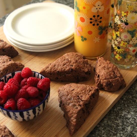 Double Chocolate Scones