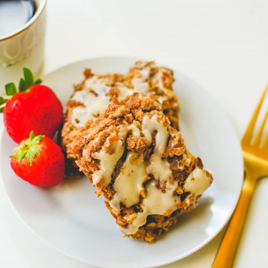 Apple Cinnamon Crumble Oat Bars