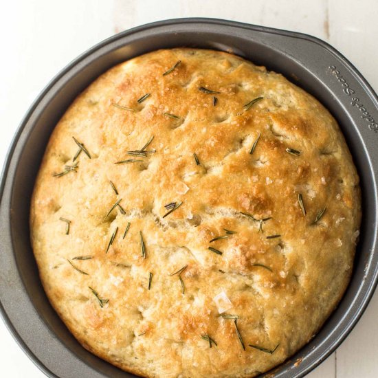 No-Knead Focaccia Bread