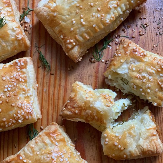 Feta Cheese Puff Pastries