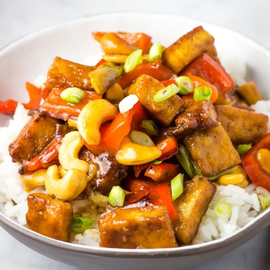 Easy Kung Pao Tofu