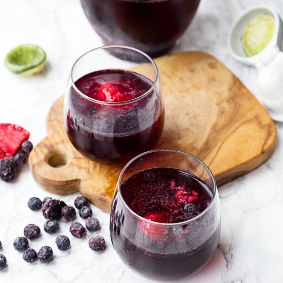 Red Wine Whiskey Berry Sangria