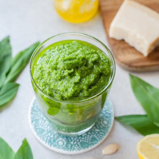 Wild garlic pesto