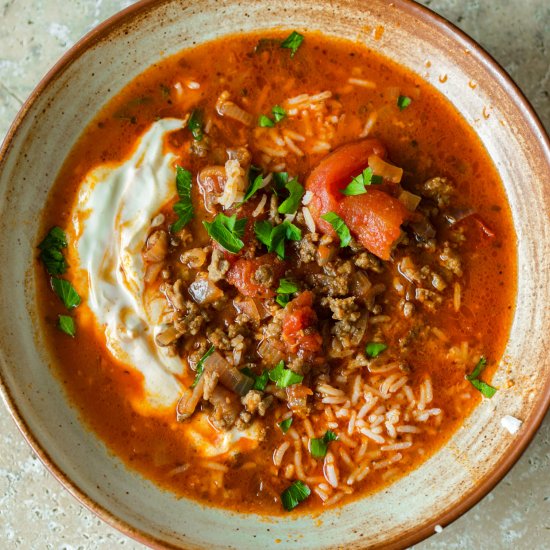 Moroccan Beef Mince Stew