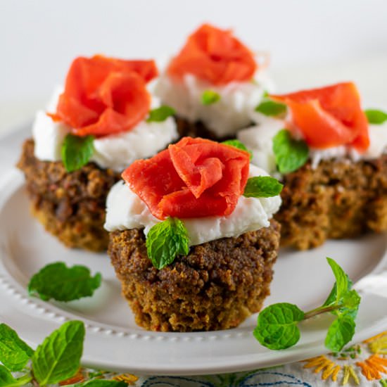 Chickpea-Apple Carrot Muffins