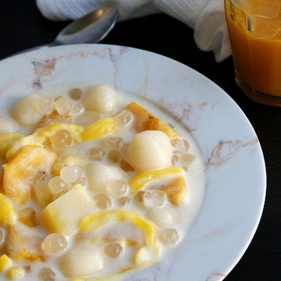 Sticky Rice Balls In Coconut Cream