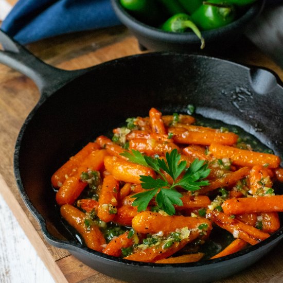 Roasted Honey Glazed Carrots