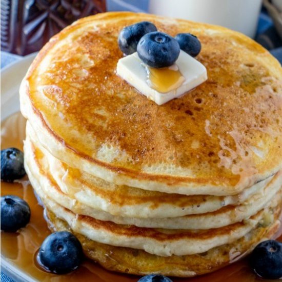 Blueberry Buttermilk Pancakes