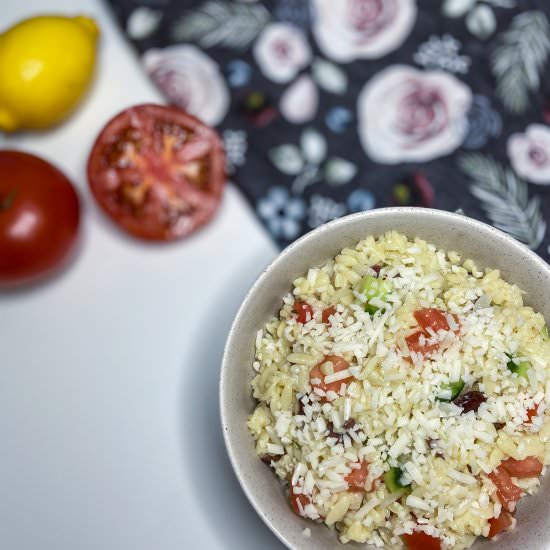 Vegan Greek Pasta Salad