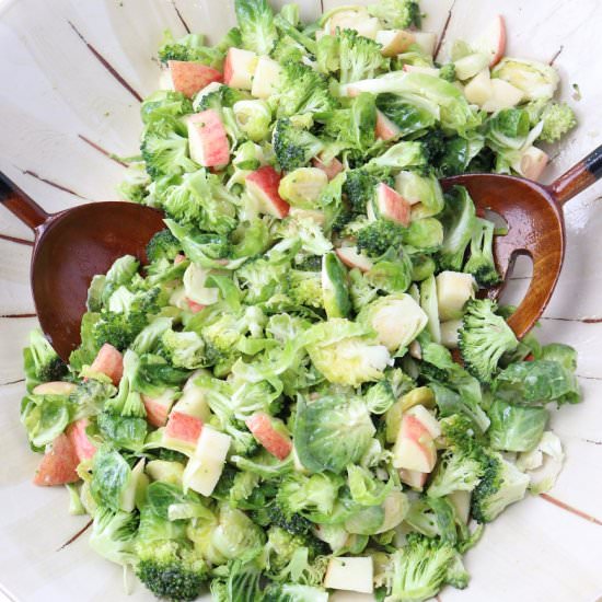 Broccoli & Brussels Sprouts Salad