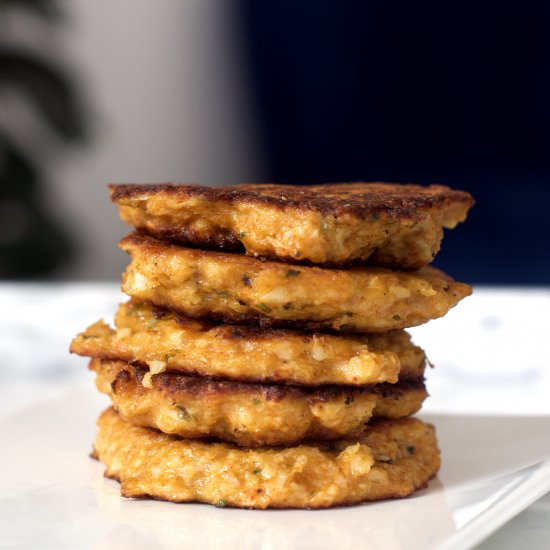 Cauliflower fritters