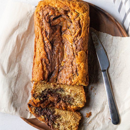 Nutella Banana Bread