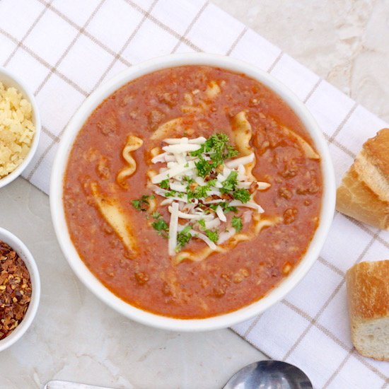 Lasagna Soup