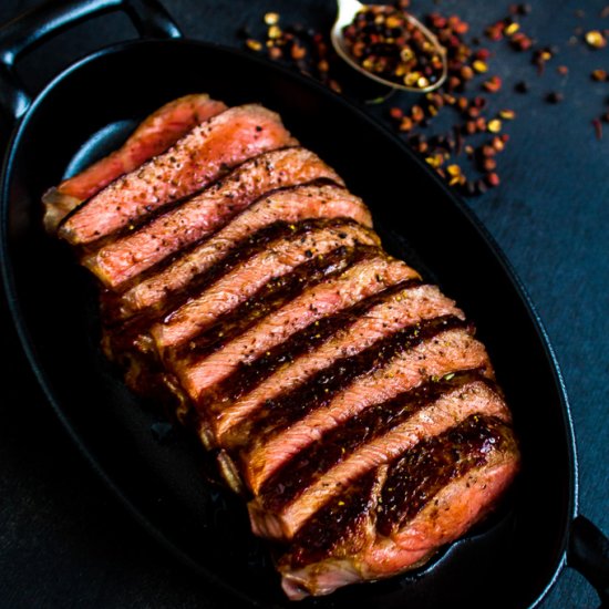 Perfect pan-fried steak