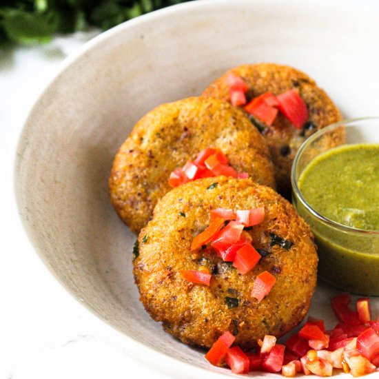 Aaloo Tikki (Indian street food)