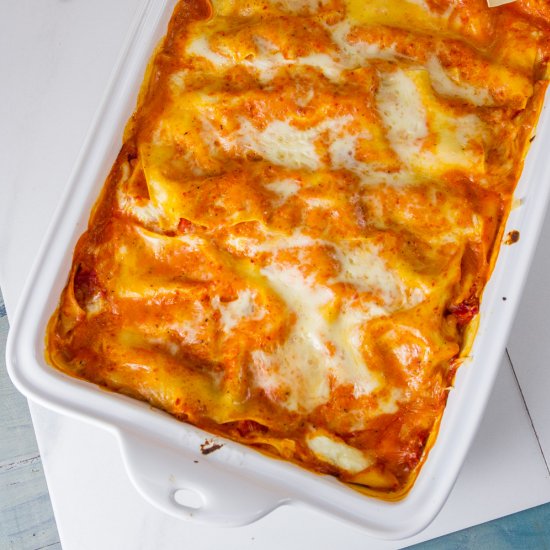 Red Pepper Lasagna